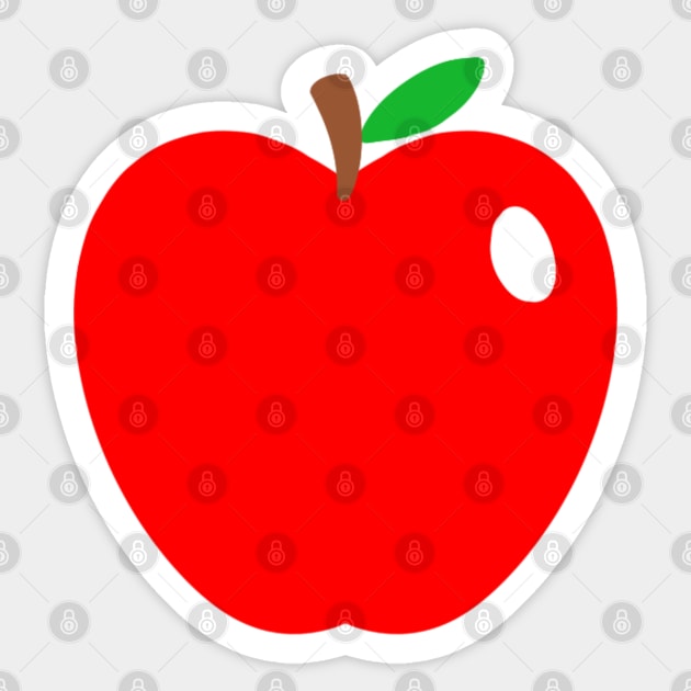 Apple Sticker by Colorian Matic